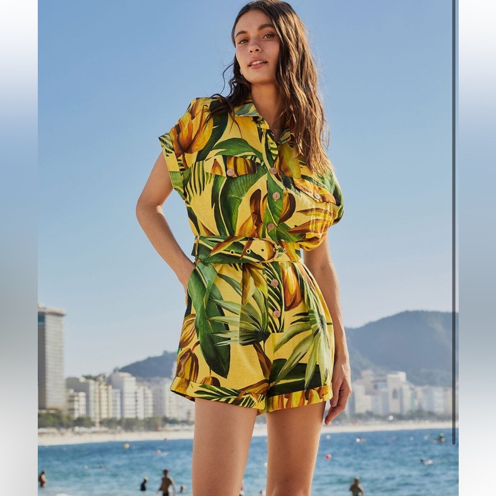 Farm Rio | BANANART YELLOW ROMPER